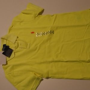 NWT Ralph Lauren Boys Polo Neon Yellow Sz10-12